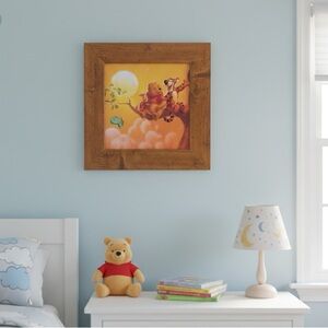 Vintage Disney Winnie The Pooh art print Rare Seasons Summer Nursery Art frame